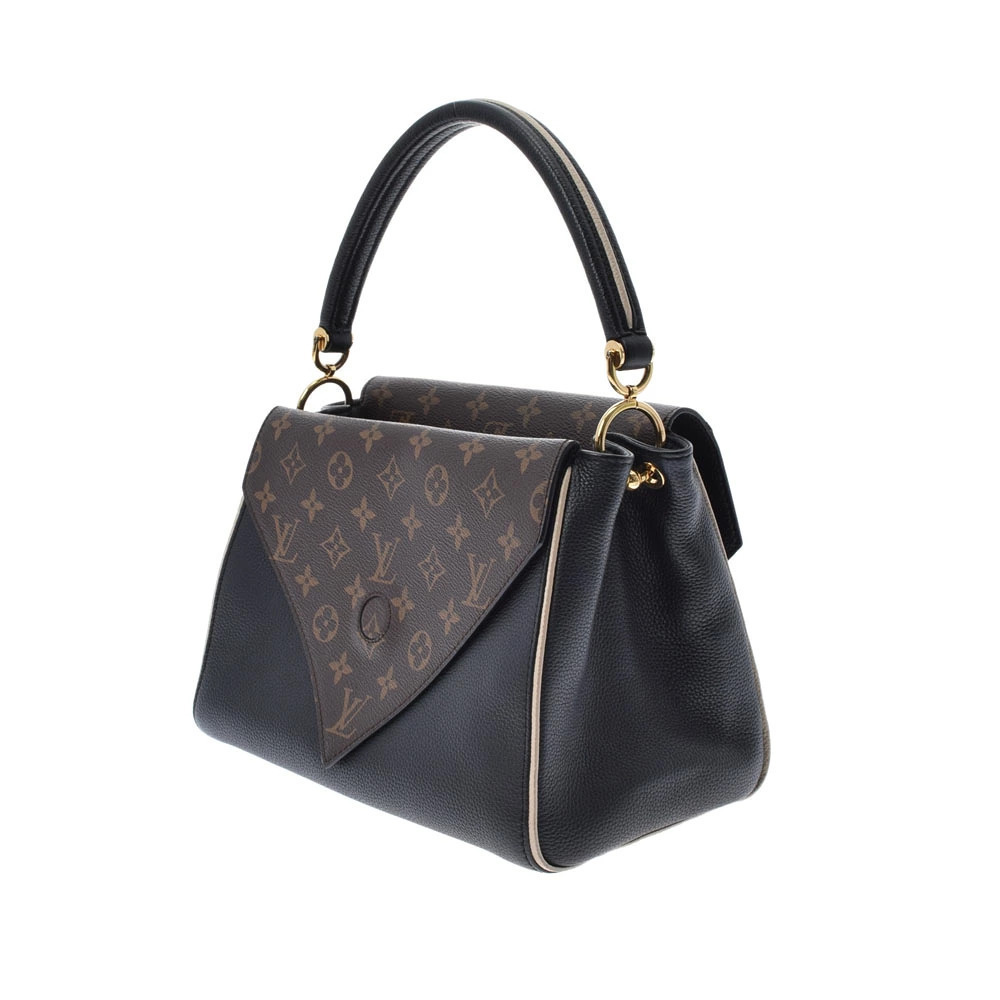 Louis Vuitton Canvas Double Monogram Handbag V Brown